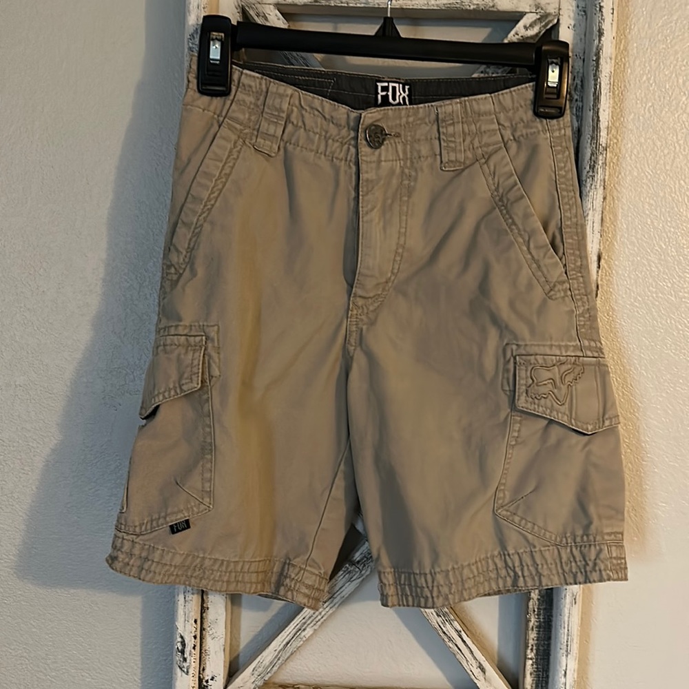 Boys Fox khaki shorts